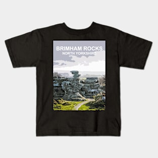 Brimham Rocks North Yorkshire England UK Kids T-Shirt